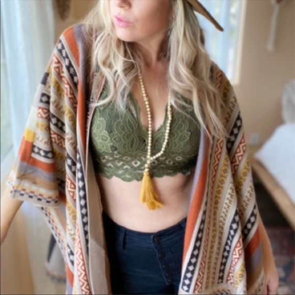 💃🏻Ruana Poncho Multi pattern - Picture 3 of 13